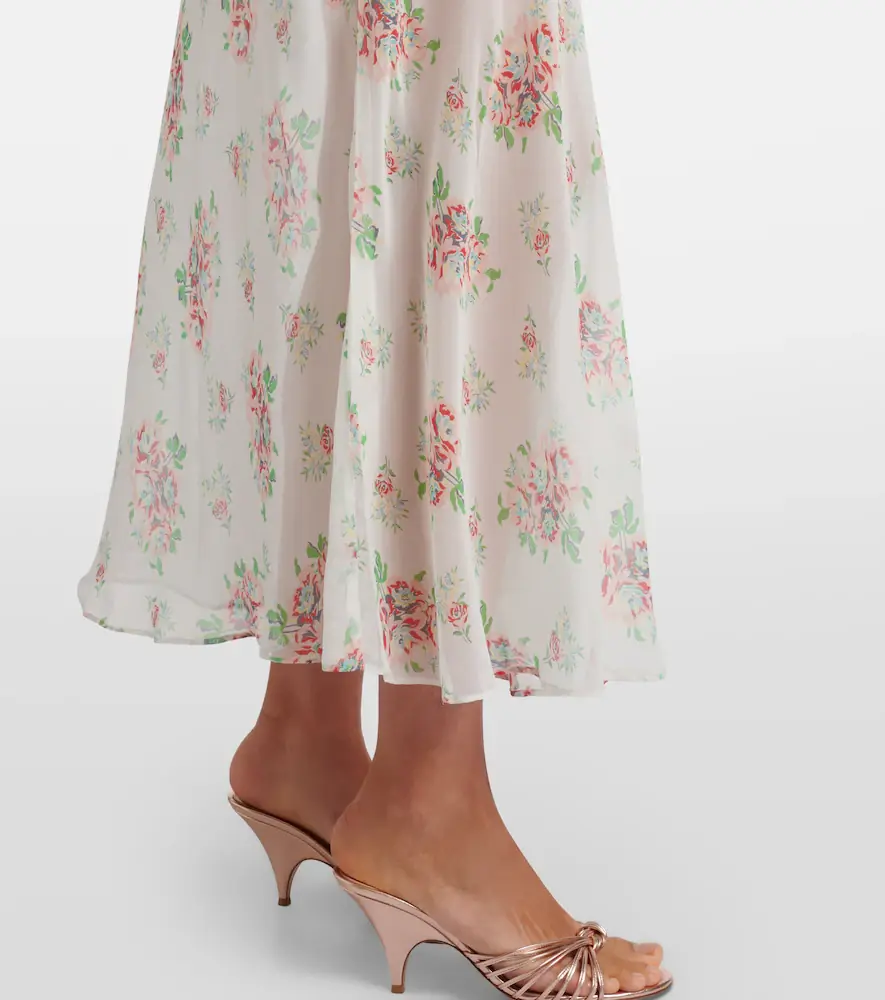 DÔEN Dôen Amelisse floral silk georgette maxi dress | Thumbnail 4 DÔEN Dôen Amelisse floral silk georgette maxi dress | Thumbnail 4