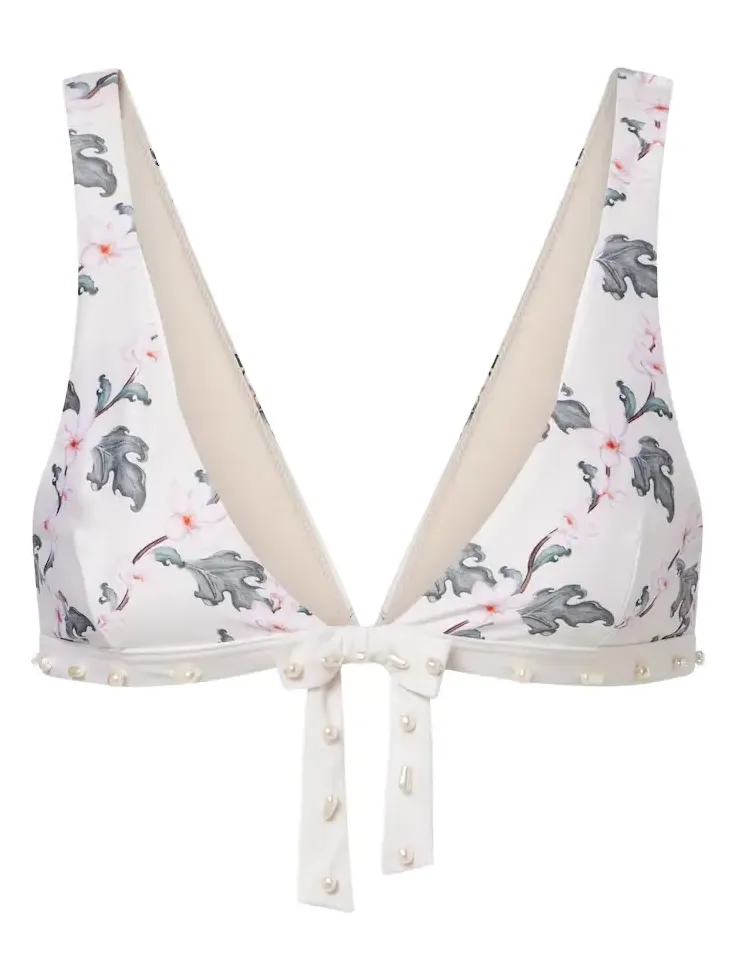 Huerta floral bikini top