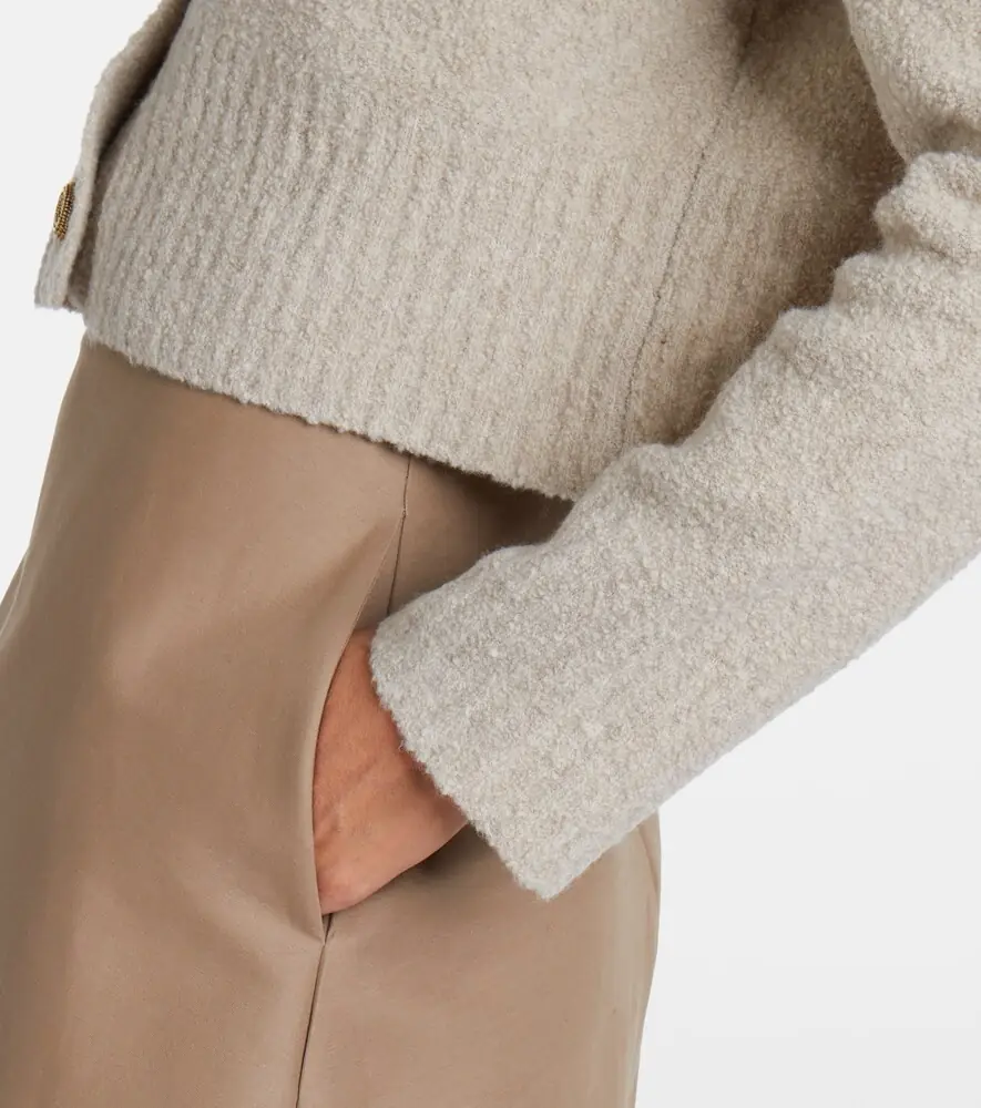 Altuzarra Harris cropped wool-blend cardigan | Thumbnail 3