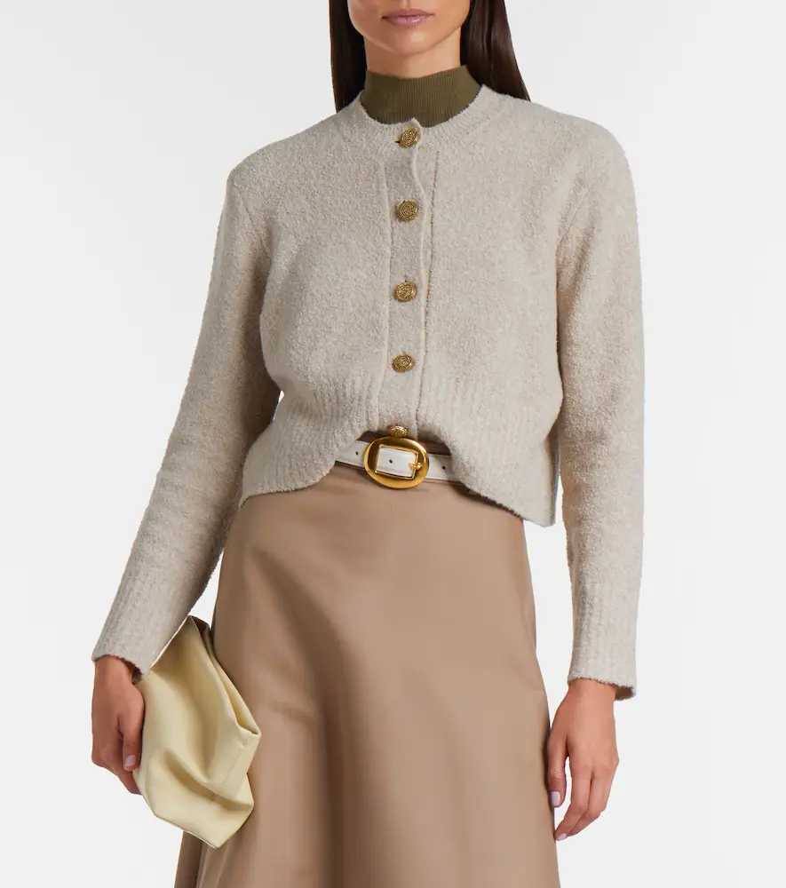 Altuzarra Harris cropped wool-blend cardigan | Thumbnail 6
