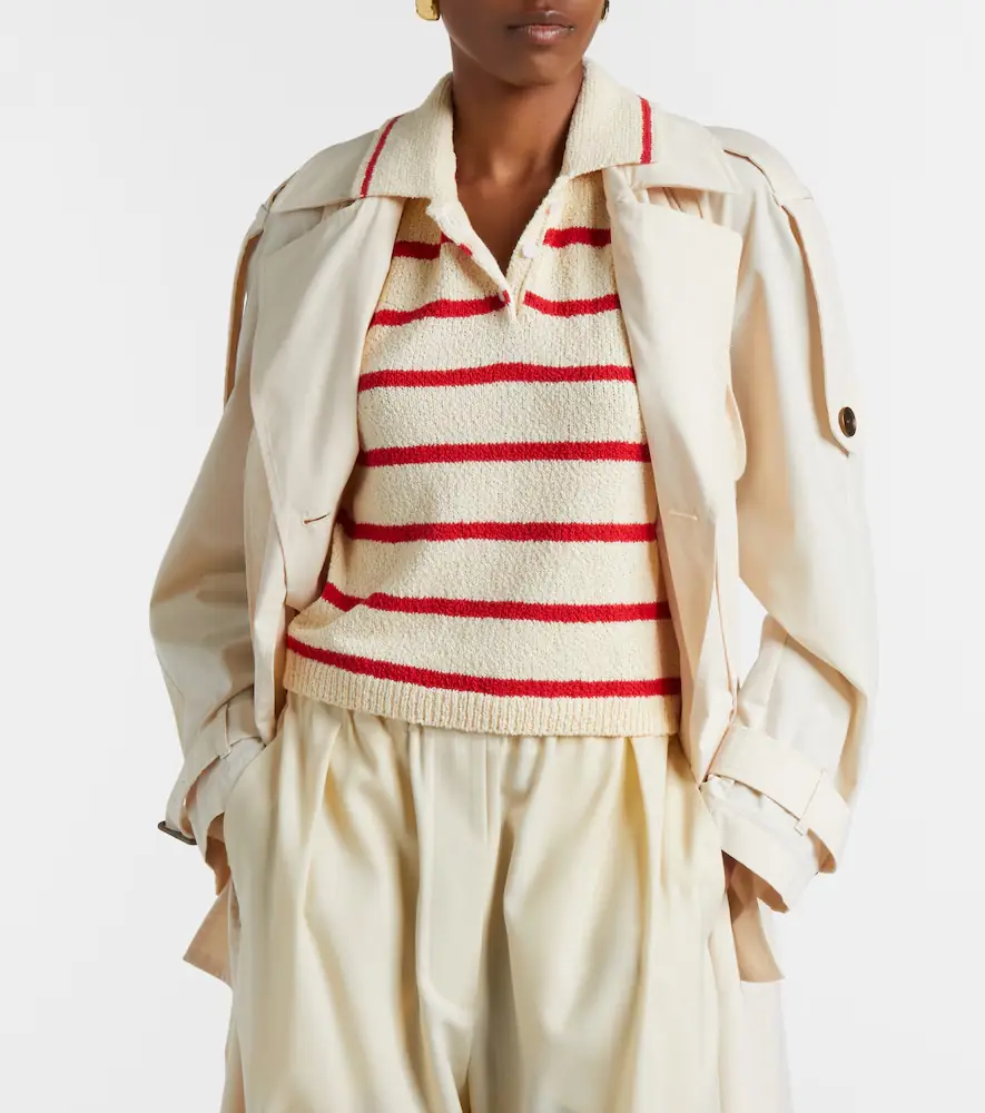 Altuzarra Elmer striped cotton-blend top | Thumbnail 2