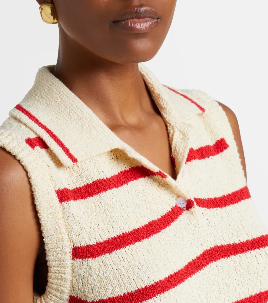 Altuzarra Elmer striped cotton-blend top | Thumbnail 3