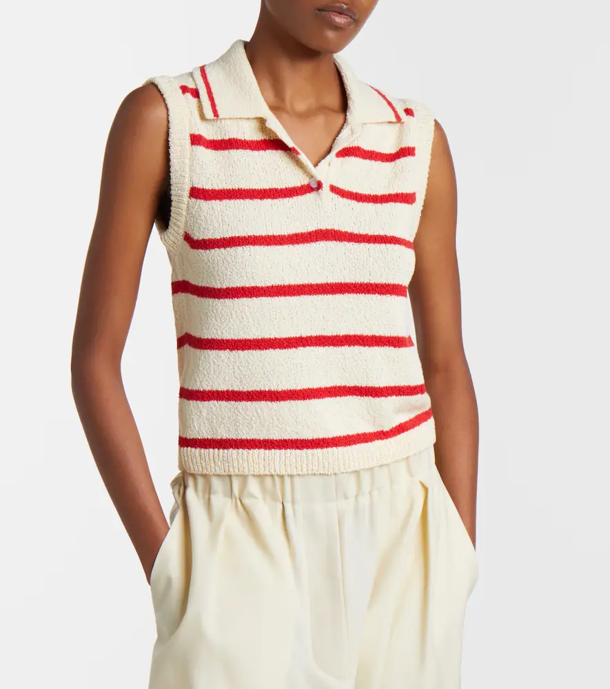 Altuzarra Elmer striped cotton-blend top | Thumbnail 5