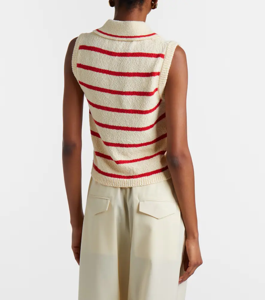 Altuzarra Elmer striped cotton-blend top | Thumbnail 6