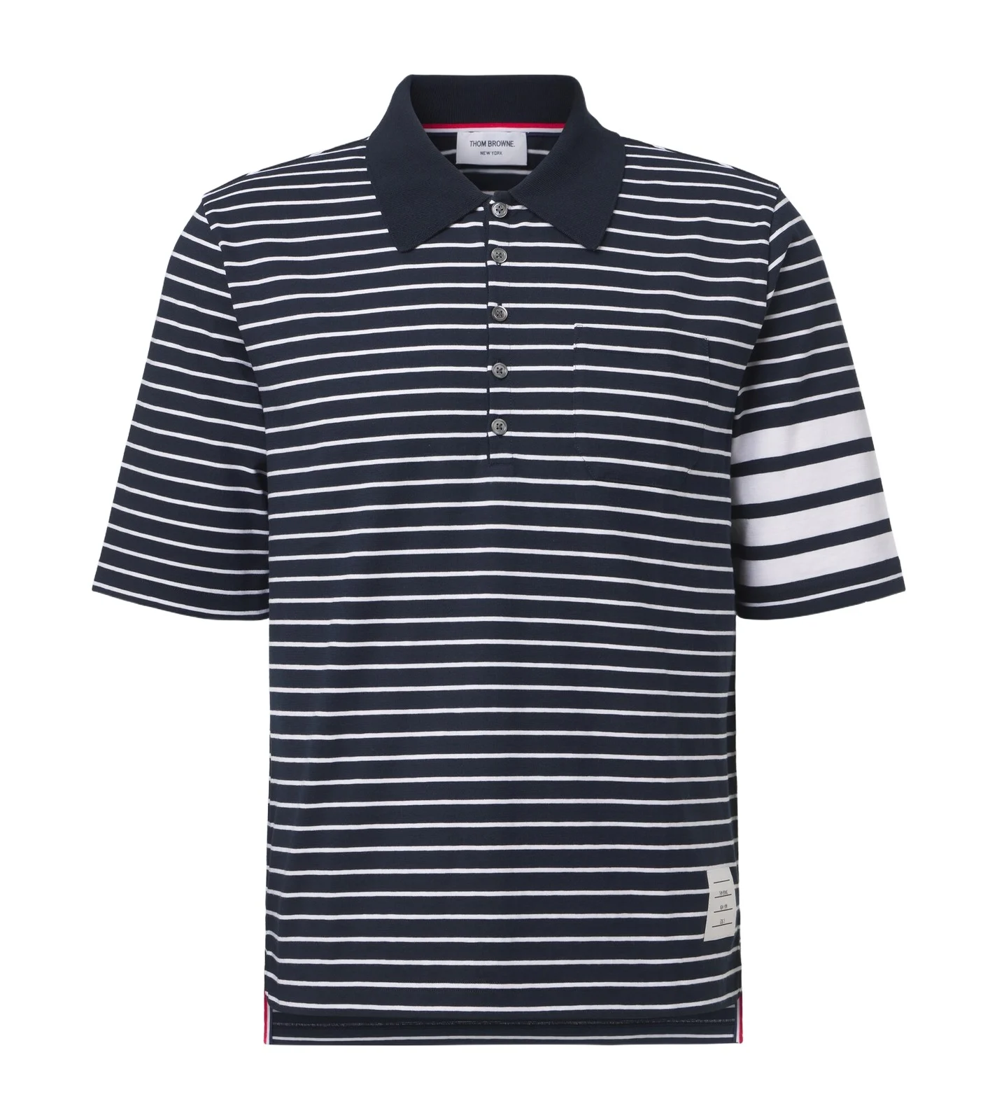 4-Bar striped cotton polo shirt 4-Bar striped cotton polo shirt