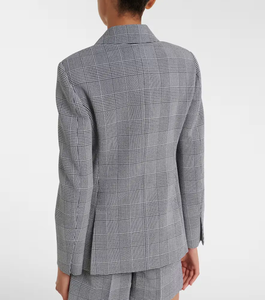 Max Mara Prince of Wales check virgin wool blazer | Thumbnail 3 Max Mara Prince of Wales check virgin wool blazer | Thumbnail 3