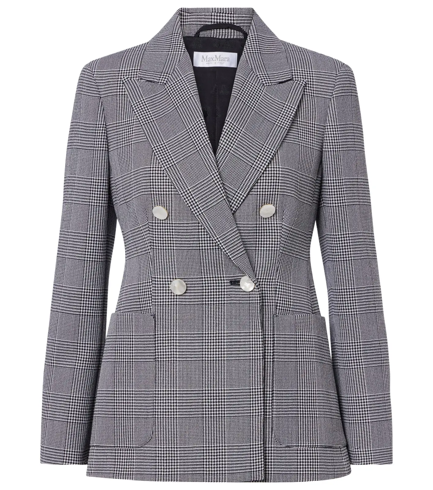 Prince of Wales check virgin wool blazer Prince of Wales check virgin wool blazer