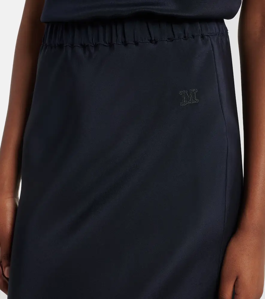 Max Mara Sospiro silk satin maxi skirt | Thumbnail 3 Max Mara Sospiro silk satin maxi skirt | Thumbnail 3