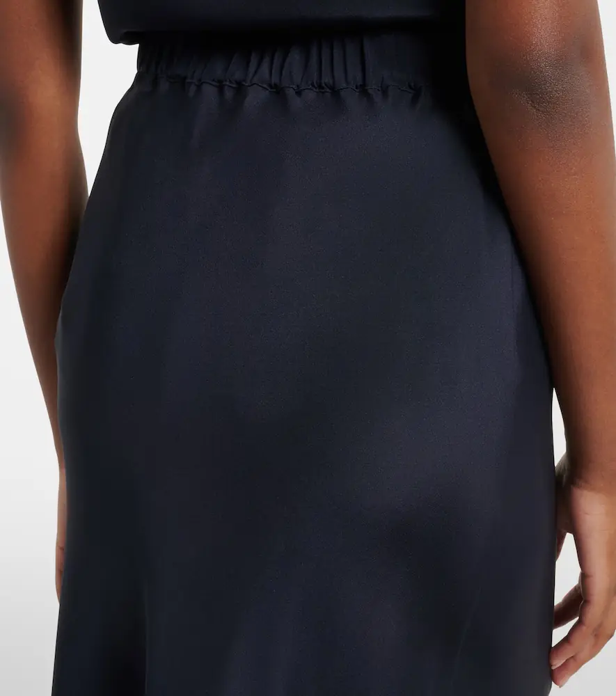 Max Mara Sospiro silk satin maxi skirt | Thumbnail 4 Max Mara Sospiro silk satin maxi skirt | Thumbnail 4