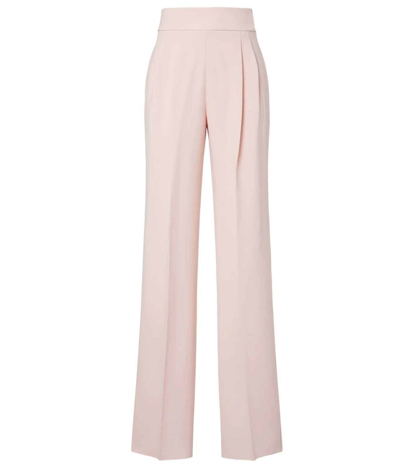 Pleated cady straight pants Pleated cady straight pants