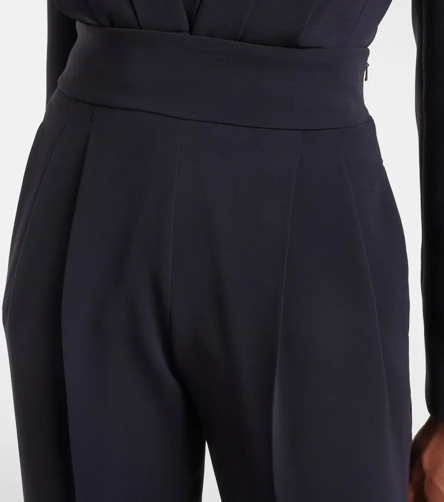 Max Mara Pleated cady straight pants | Thumbnail 3 Max Mara Pleated cady straight pants | Thumbnail 3