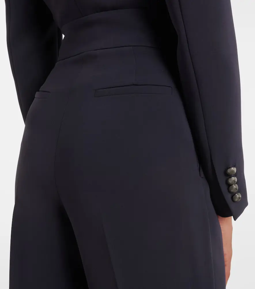 Max Mara Pleated cady straight pants | Thumbnail 5 Max Mara Pleated cady straight pants | Thumbnail 5