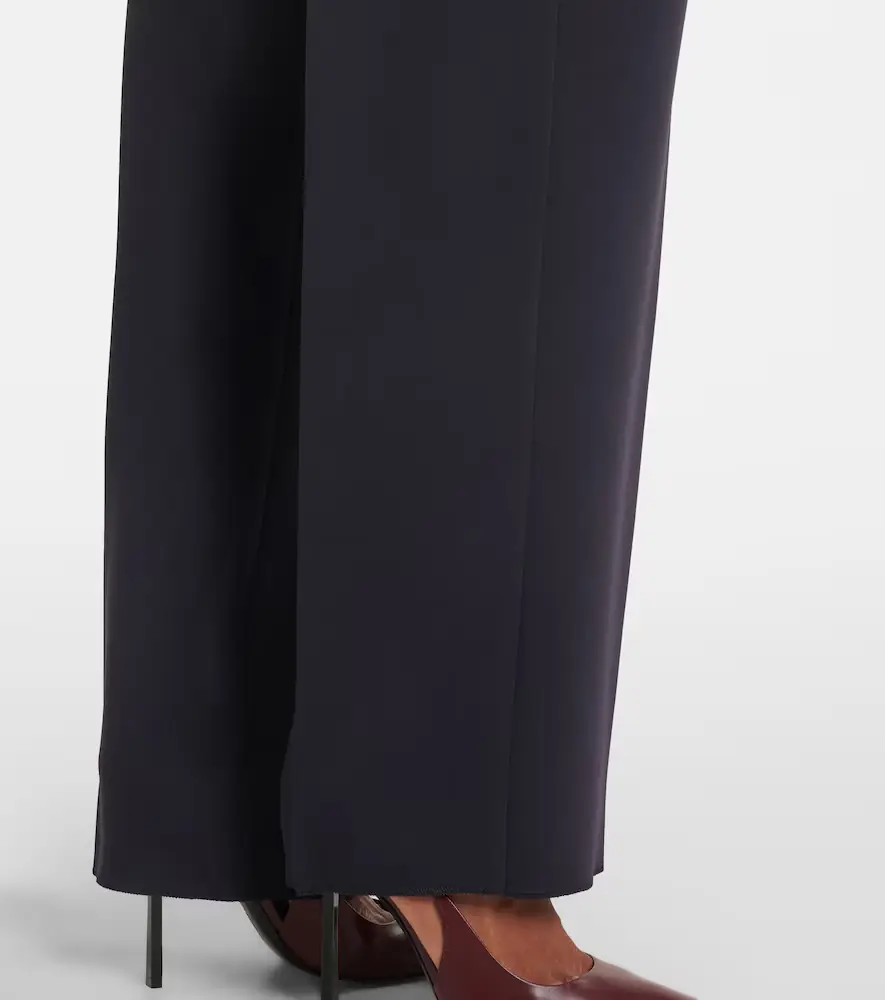 Max Mara Pleated cady straight pants | Thumbnail 6 Max Mara Pleated cady straight pants | Thumbnail 6