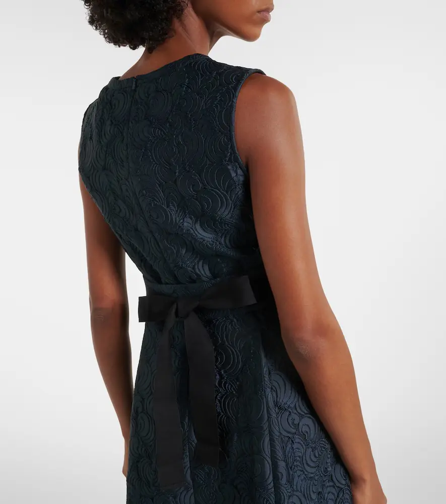 'S Max Mara 'S Max Mara Belted jacquard midi dress | Thumbnail 2 'S Max Mara 'S Max Mara Belted jacquard midi dress | Thumbnail 2