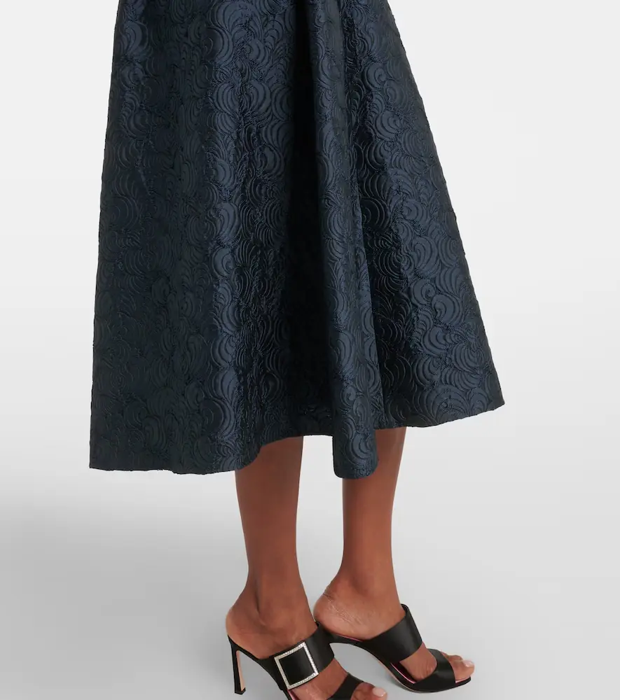 'S Max Mara 'S Max Mara Belted jacquard midi dress | Thumbnail 5 'S Max Mara 'S Max Mara Belted jacquard midi dress | Thumbnail 5