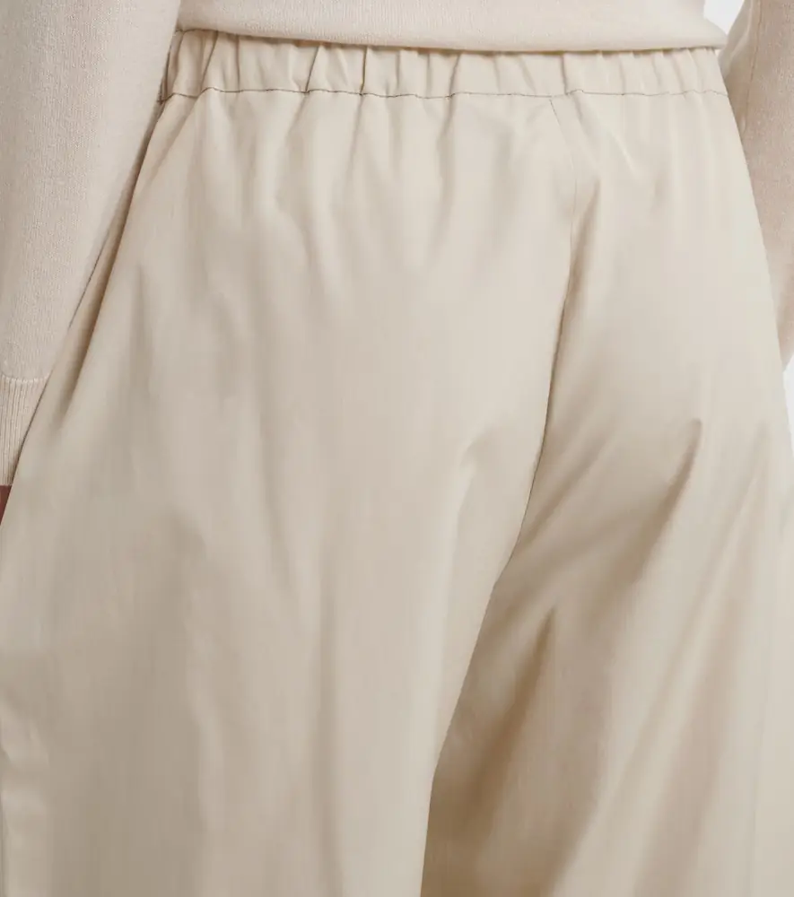 'S Max Mara 'S Max Mara Cotton poplin wide-leg pants | Thumbnail 5 'S Max Mara 'S Max Mara Cotton poplin wide-leg pants | Thumbnail 5