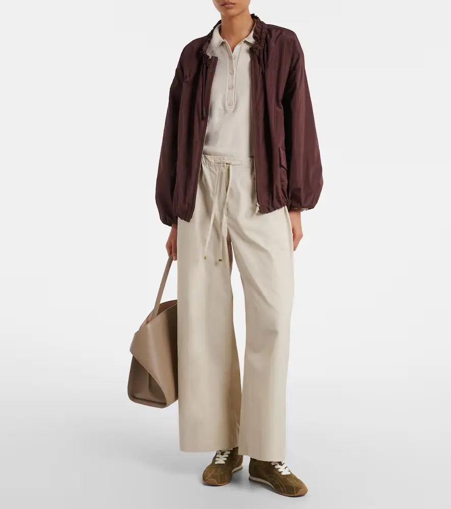 'S Max Mara 'S Max Mara Cotton poplin wide-leg pants | Thumbnail 6 'S Max Mara 'S Max Mara Cotton poplin wide-leg pants | Thumbnail 6
