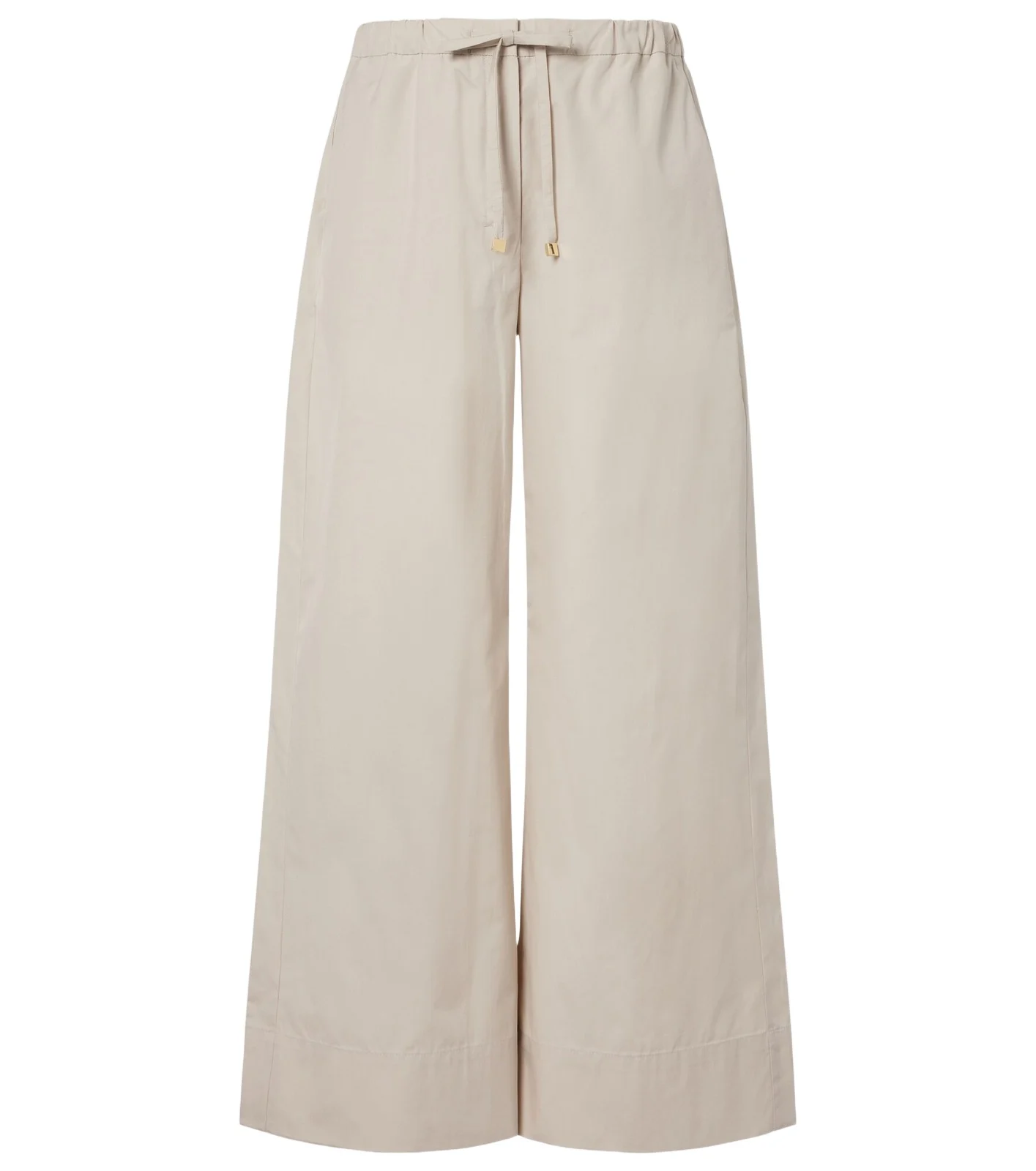 'S Max Mara Cotton poplin wide-leg pants 'S Max Mara Cotton poplin wide-leg pants