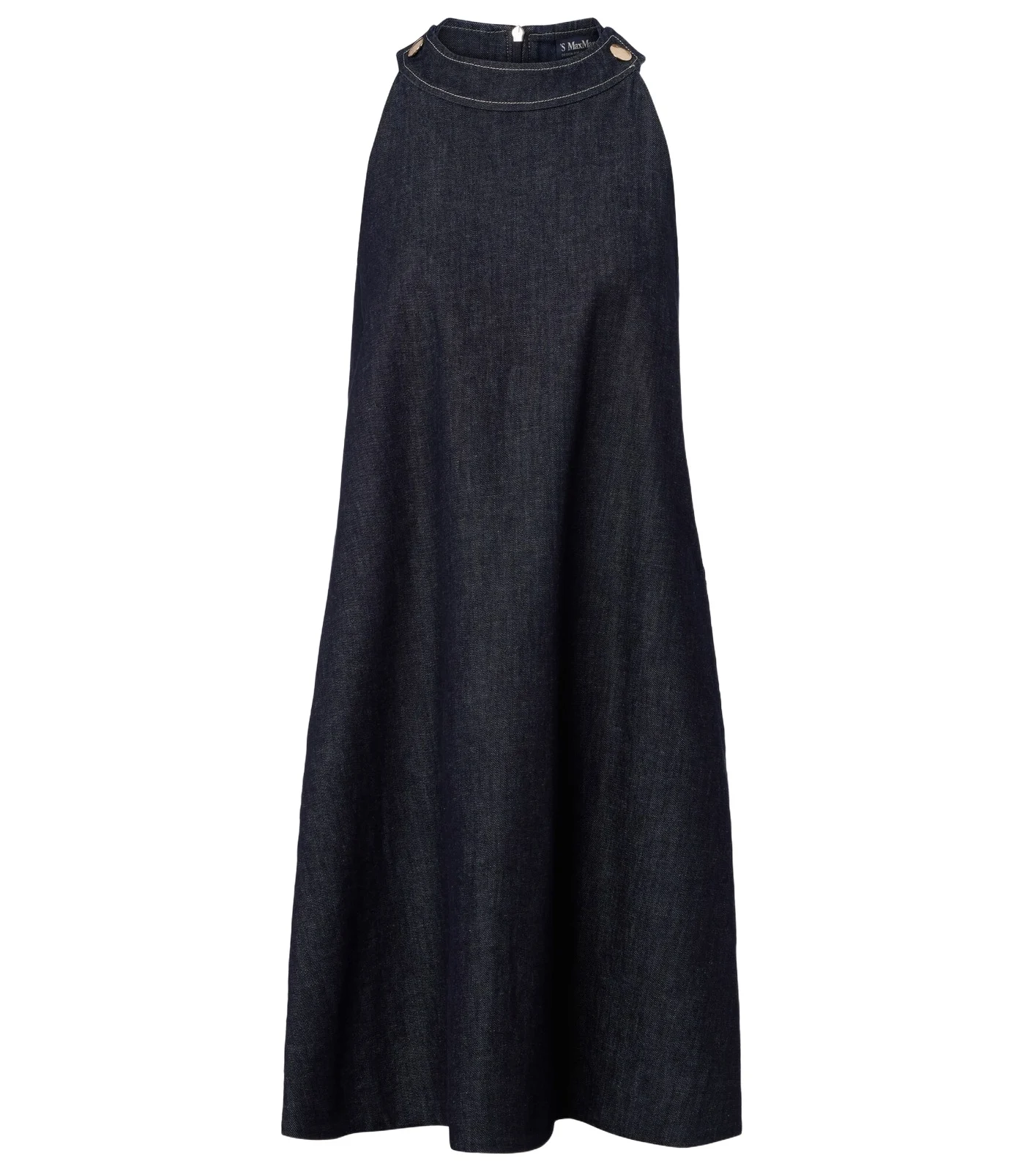 'S Max Mara Halterneck denim minidress 'S Max Mara Halterneck denim minidress