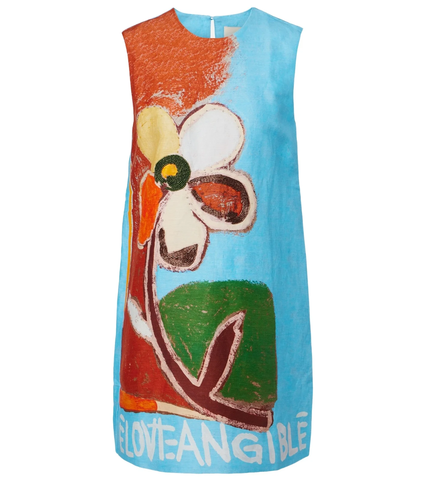 Alémais x MLAK Lenny printed linen-blend minidress Alémais x MLAK Lenny printed linen-blend minidress