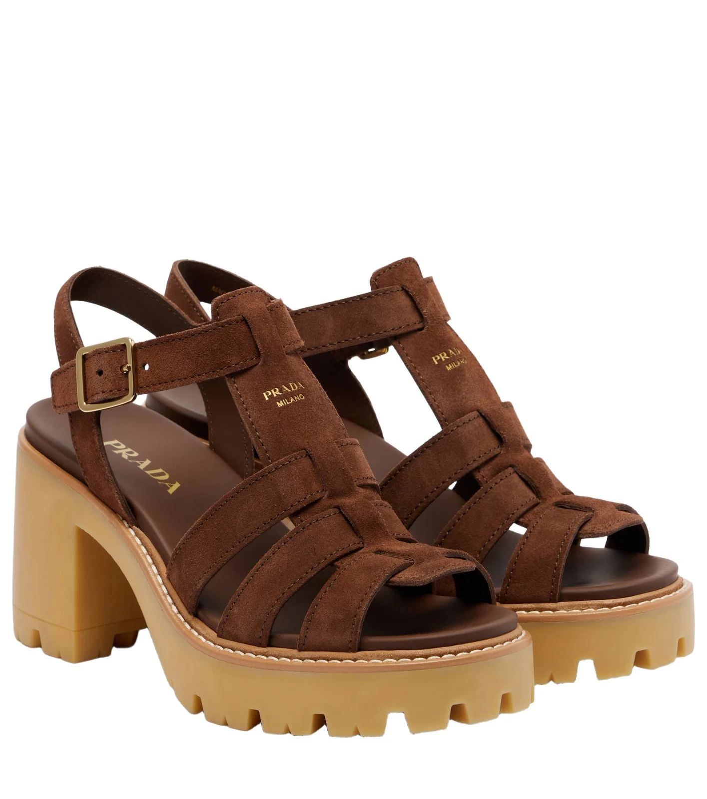 Suede platform sandals Suede platform sandals