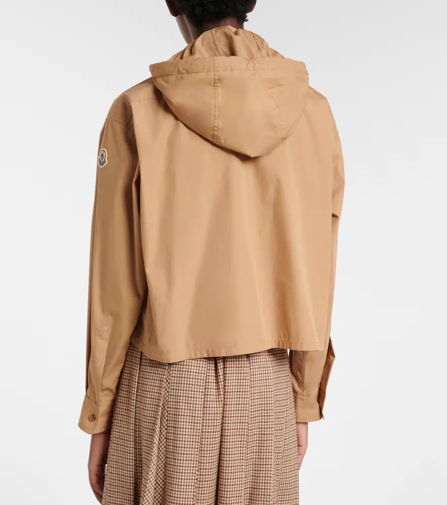 Moncler Hooded cotton-blend jacket | Thumbnail 5