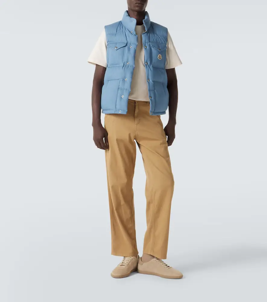 Moncler Ervional denim down vest | Thumbnail 4 Moncler Ervional denim down vest | Thumbnail 4
