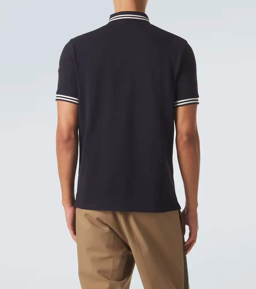 Moncler Cotton piqué polo shirt | Thumbnail 2