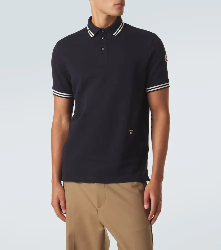 Moncler Cotton piqué polo shirt | Thumbnail 3