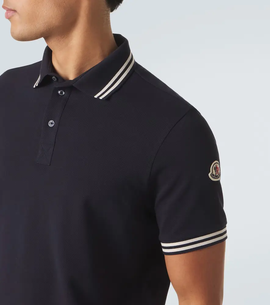 Moncler Cotton piqué polo shirt | Thumbnail 4
