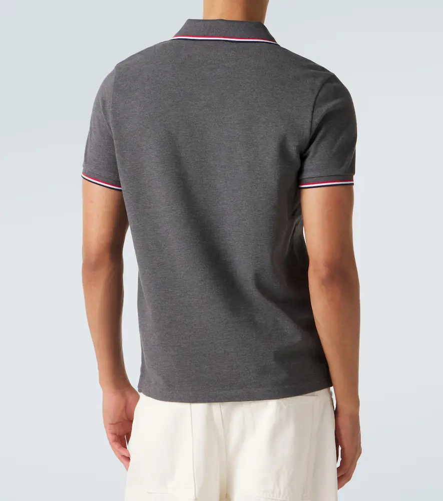Moncler Logo cotton piqué polo shirt | Thumbnail 3