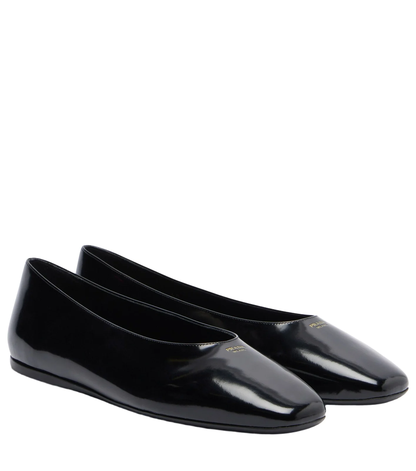 Prada Leather ballet flats