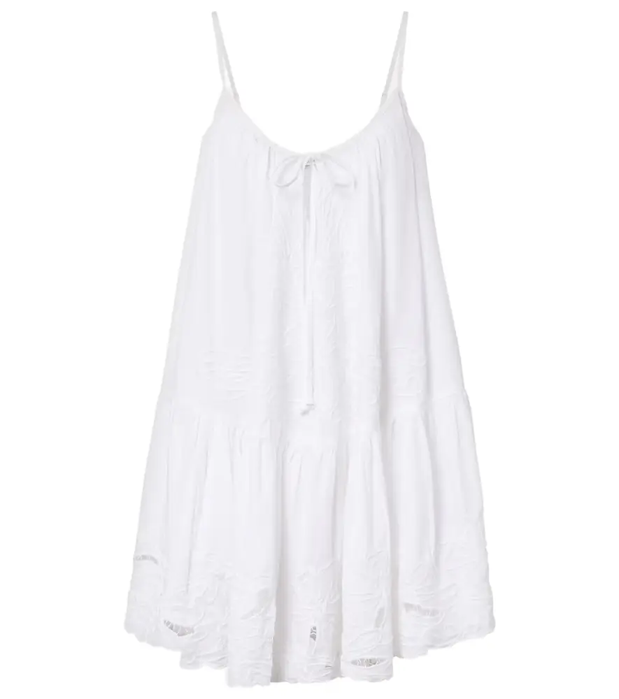 JULIET DUNN Embroidered cotton poplin minidress | Image 1 JULIET DUNN Embroidered cotton poplin minidress | Image 1