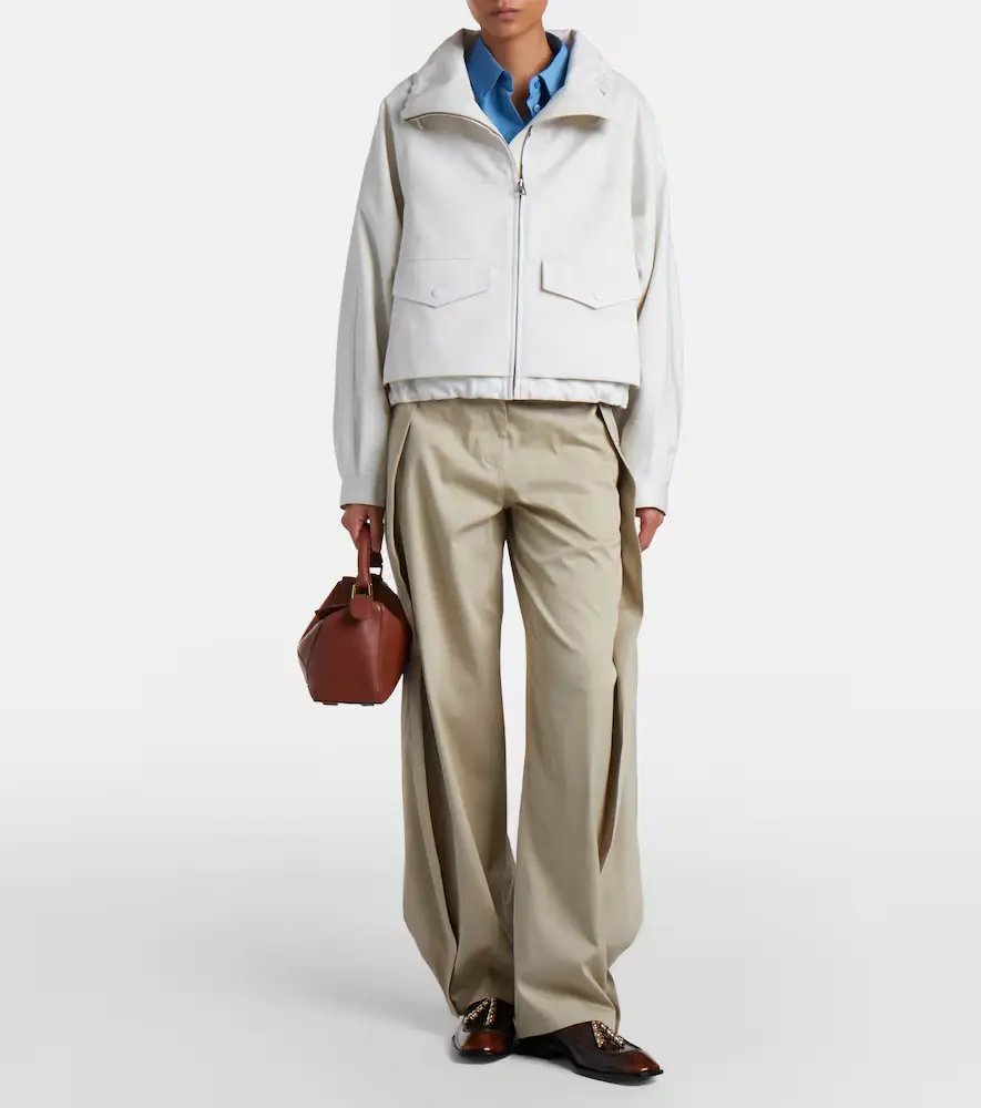 Loewe Cotton and silk gabardine jacket | Thumbnail 6