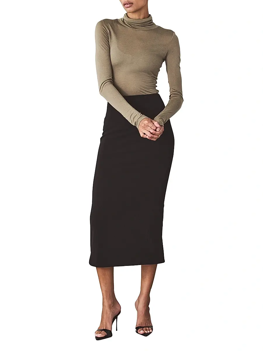Artemis Diciero Women's Marina Long-Sleeve Sheer Bodysuit | Thumbnail 2 Artemis Diciero Women's Marina Long-Sleeve Sheer Bodysuit | Thumbnail 2