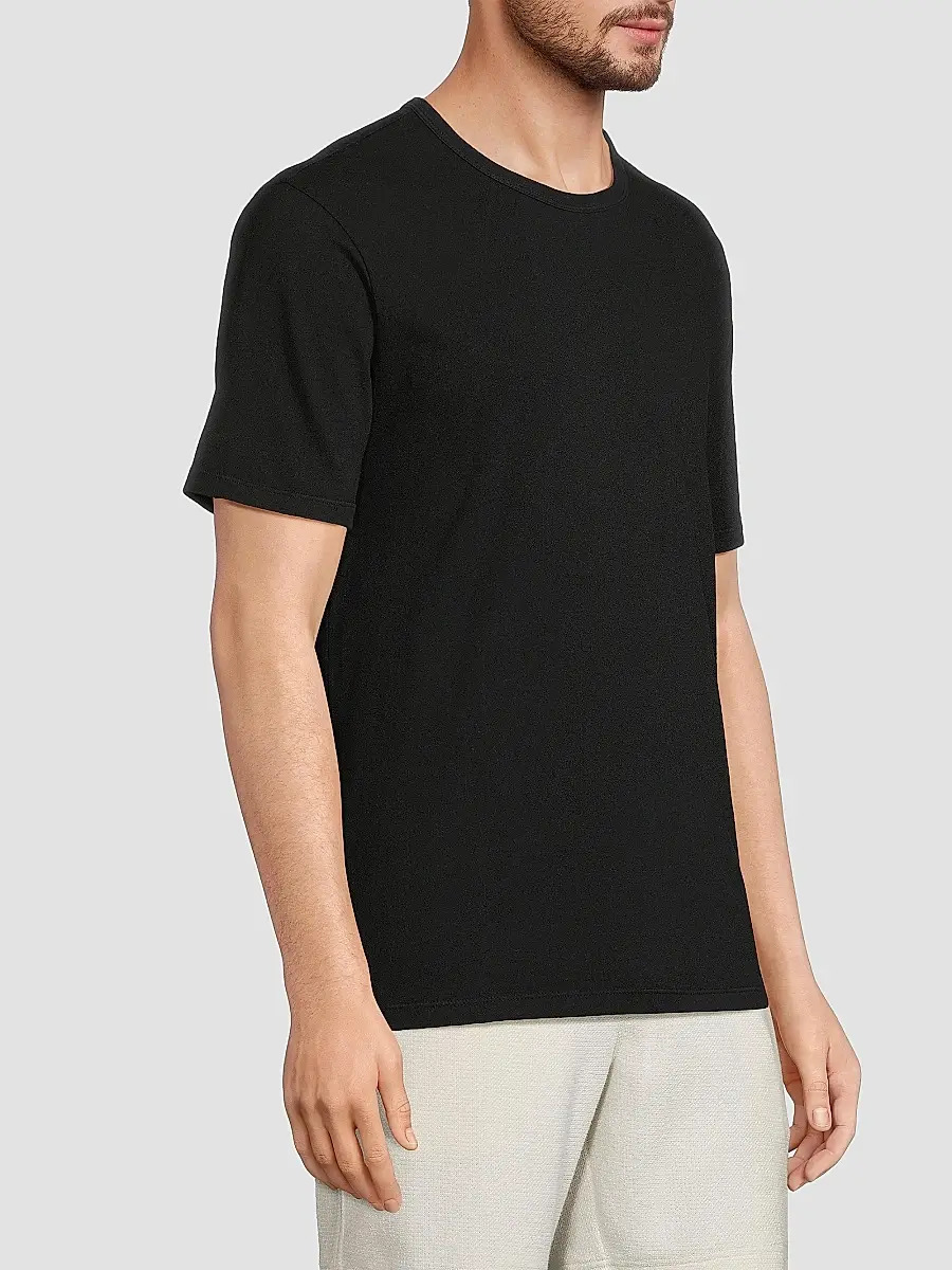 Vince Men's Garment-Dyed Crewneck T-Shirt | Thumbnail 4