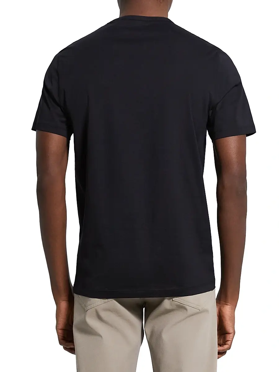Theory Men's Precise Luxe Cotton T-Shirt | Thumbnail 5 Theory Men's Precise Luxe Cotton T-Shirt | Thumbnail 5