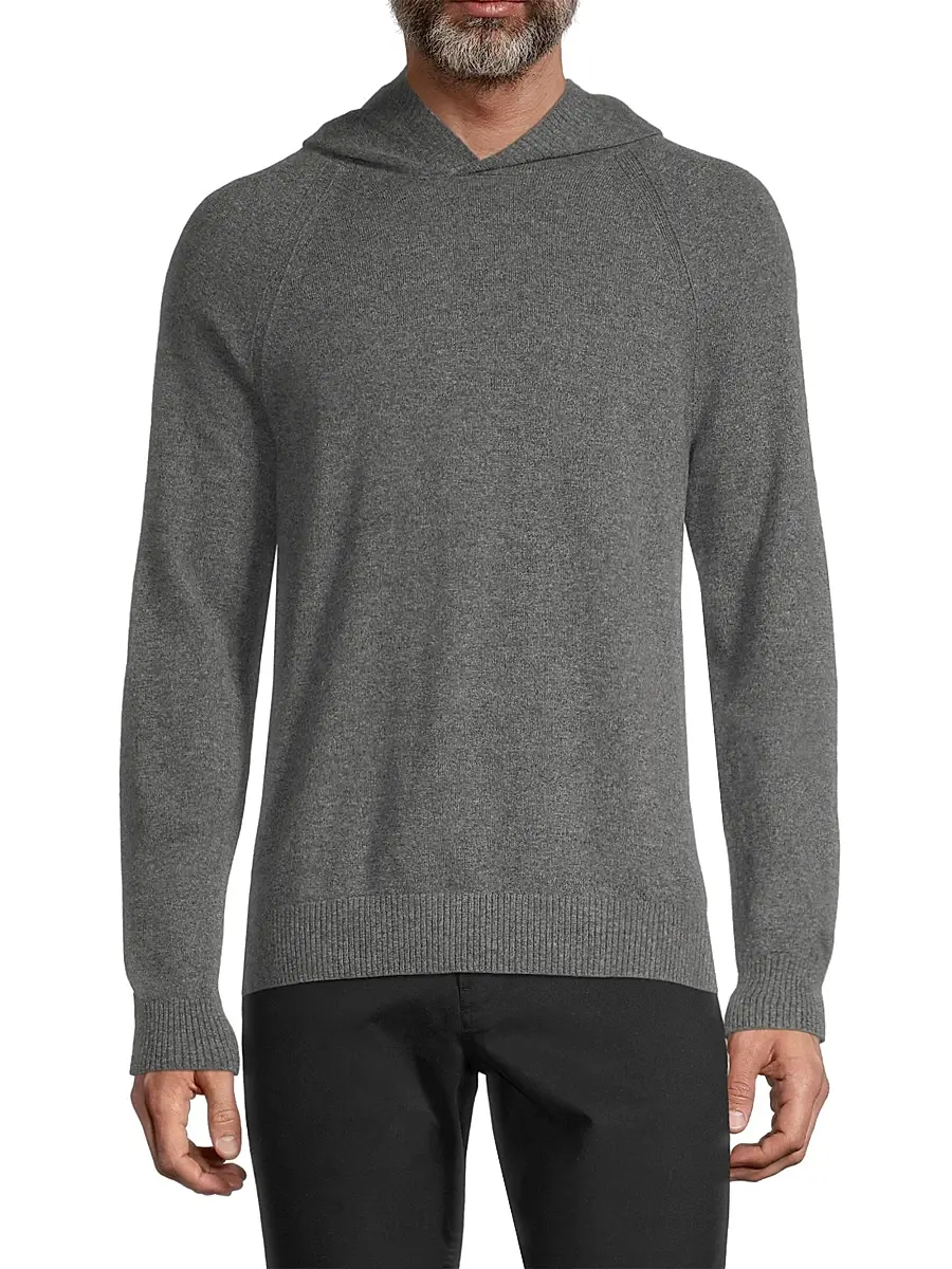 Vince Men's Wool & Cashmere Hooded Sweater | Thumbnail 3 Vince Men's Wool & Cashmere Hooded Sweater | Thumbnail 3