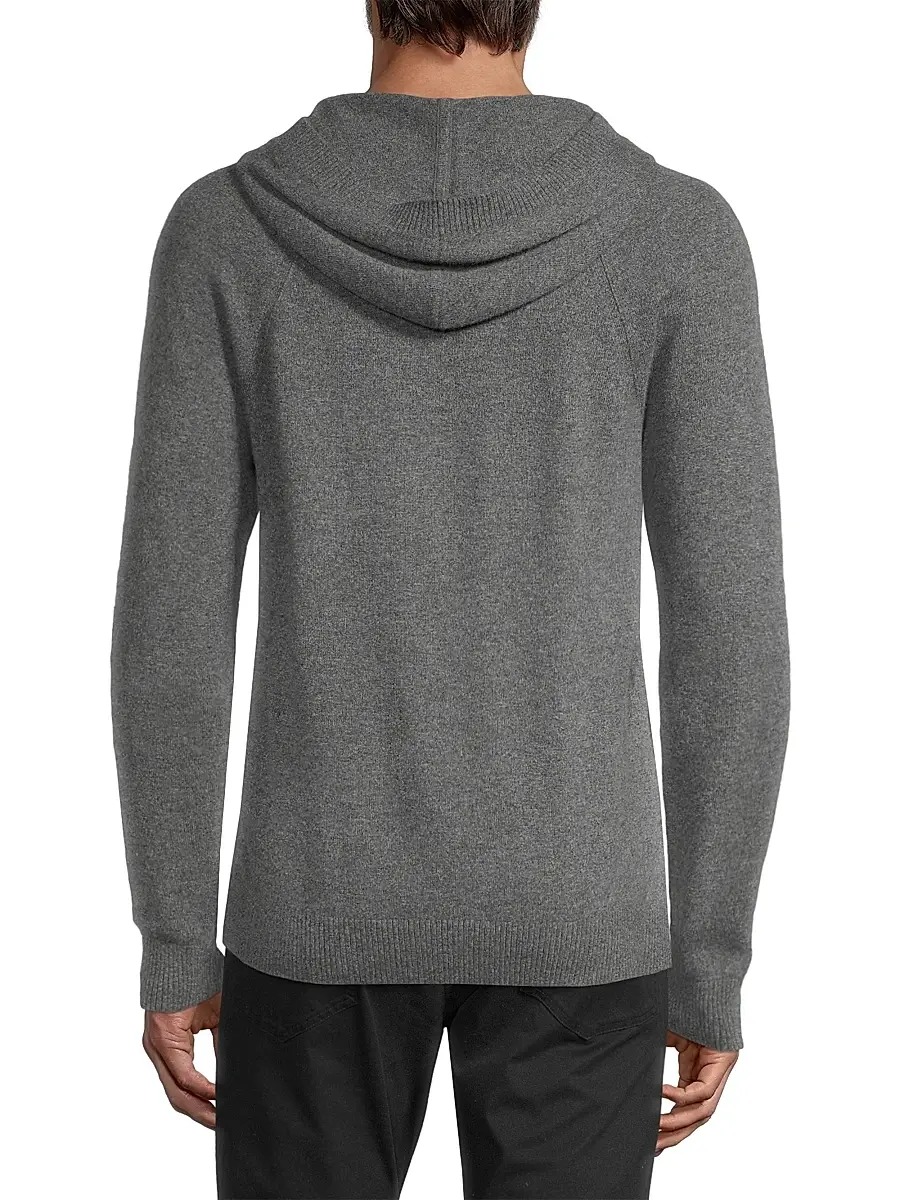 Vince Men's Wool & Cashmere Hooded Sweater | Thumbnail 5 Vince Men's Wool & Cashmere Hooded Sweater | Thumbnail 5