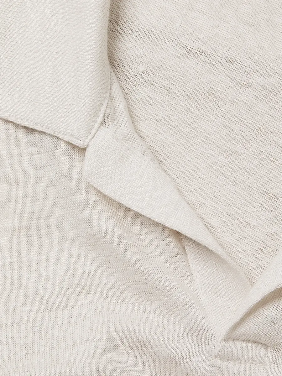 Onia Men's Shaun Linen Polo Shirt | Thumbnail 6 Onia Men's Shaun Linen Polo Shirt | Thumbnail 6