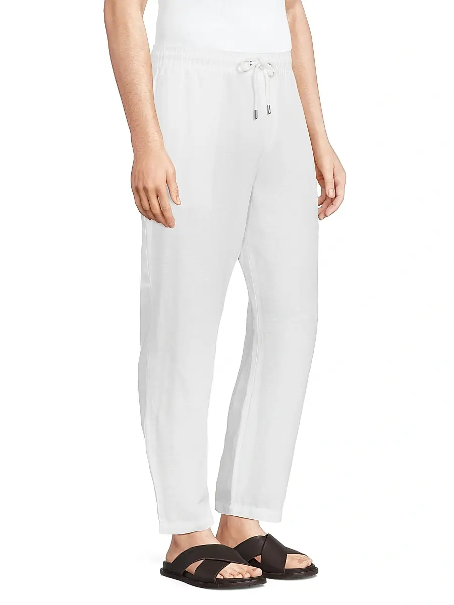 Onia Men's Linen-Blend Drawstring Pants | Thumbnail 4 Onia Men's Linen-Blend Drawstring Pants | Thumbnail 4