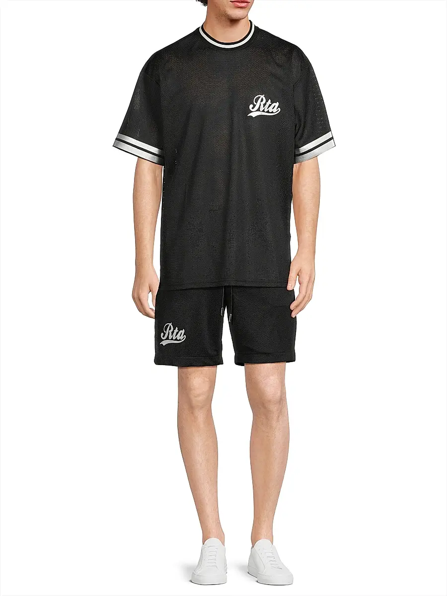 RTA Men's Colin Logo Knit T-Shirt | Thumbnail 2