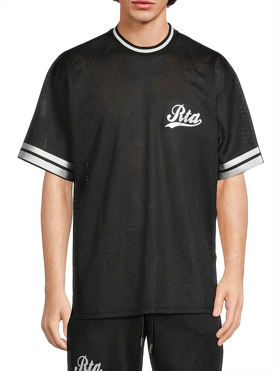 RTA Men's Colin Logo Knit T-Shirt | Thumbnail 3