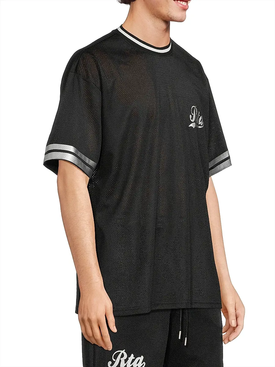 RTA Men's Colin Logo Knit T-Shirt | Thumbnail 4