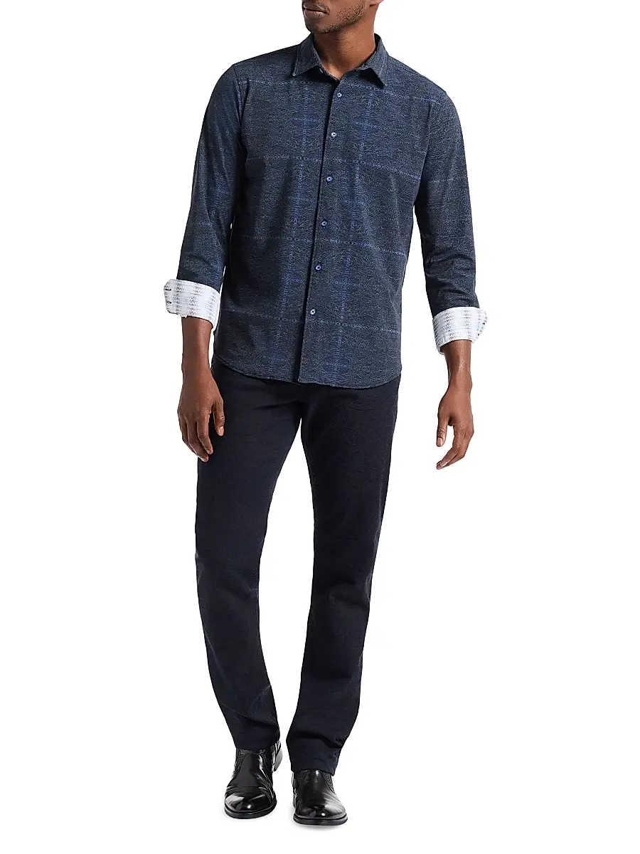 Robert Graham Men's Irving Motion Button-Front Shirt | Thumbnail 2 Robert Graham Men's Irving Motion Button-Front Shirt | Thumbnail 2