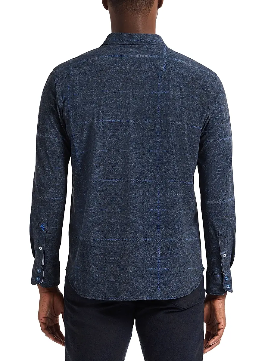 Robert Graham Men's Irving Motion Button-Front Shirt | Thumbnail 4 Robert Graham Men's Irving Motion Button-Front Shirt | Thumbnail 4