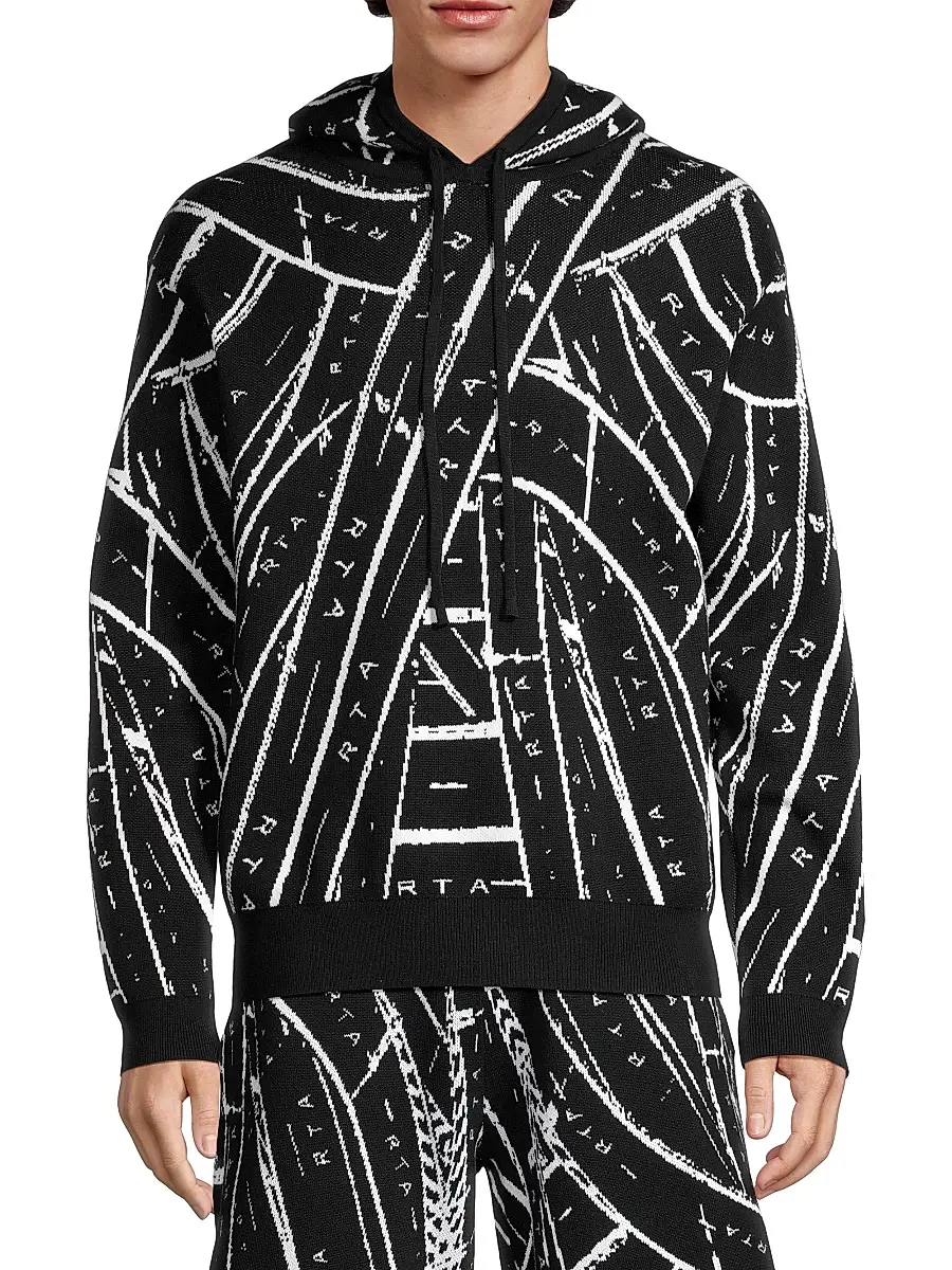 RTA Men's Crossroad Knit Hoodie | Thumbnail 3