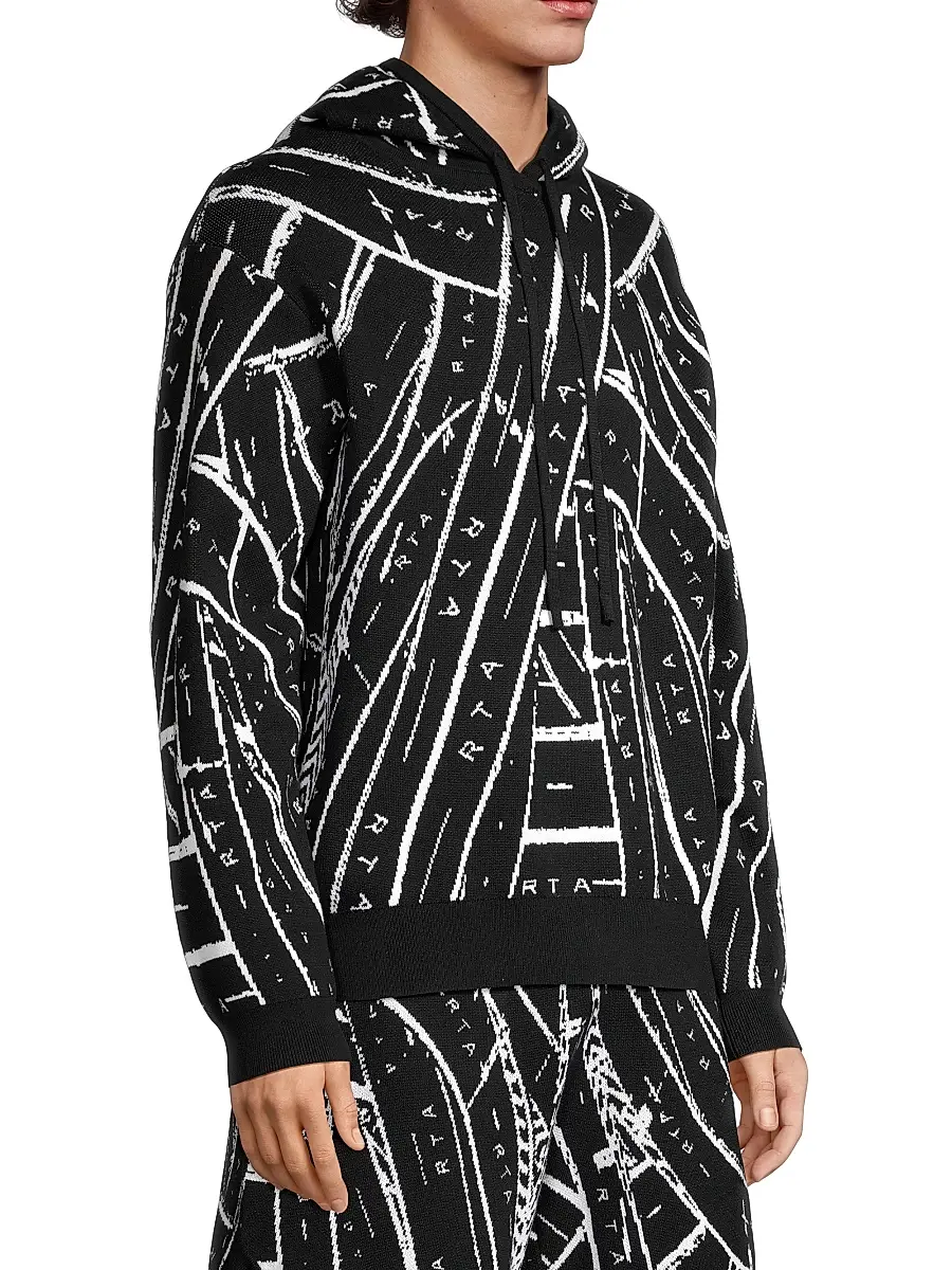 RTA Men's Crossroad Knit Hoodie | Thumbnail 4