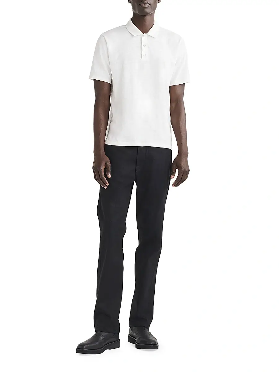 rag & bone Men's Classic Flame Polo Shirt | Thumbnail 2 rag & bone Men's Classic Flame Polo Shirt | Thumbnail 2