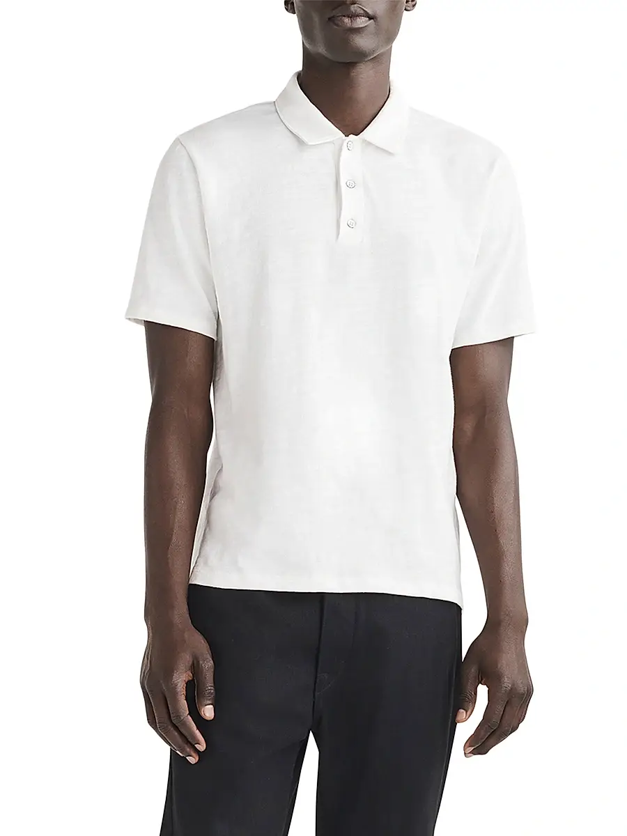 rag & bone Men's Classic Flame Polo Shirt | Thumbnail 3 rag & bone Men's Classic Flame Polo Shirt | Thumbnail 3